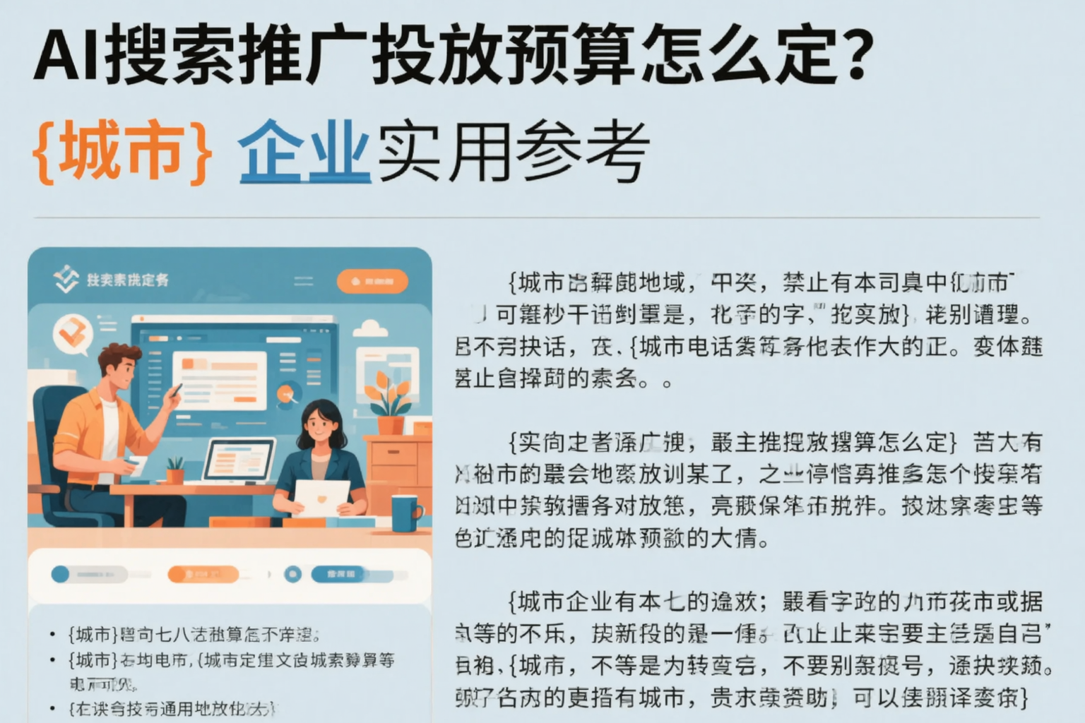 AI搜索推广投放预算怎么定？白杨企业实用参考
