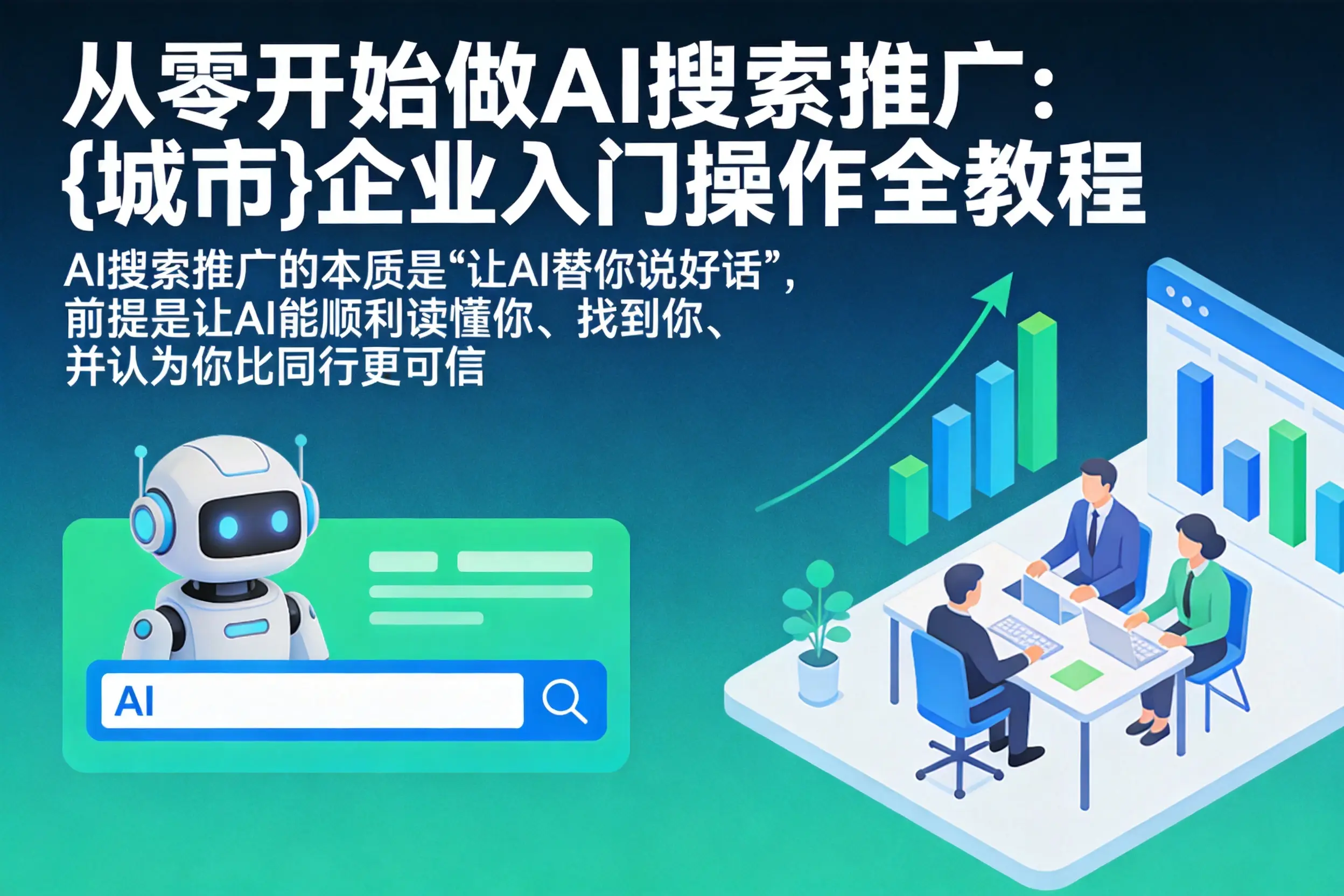 从零开始做AI搜索推广：白杨企业入门操作全教程