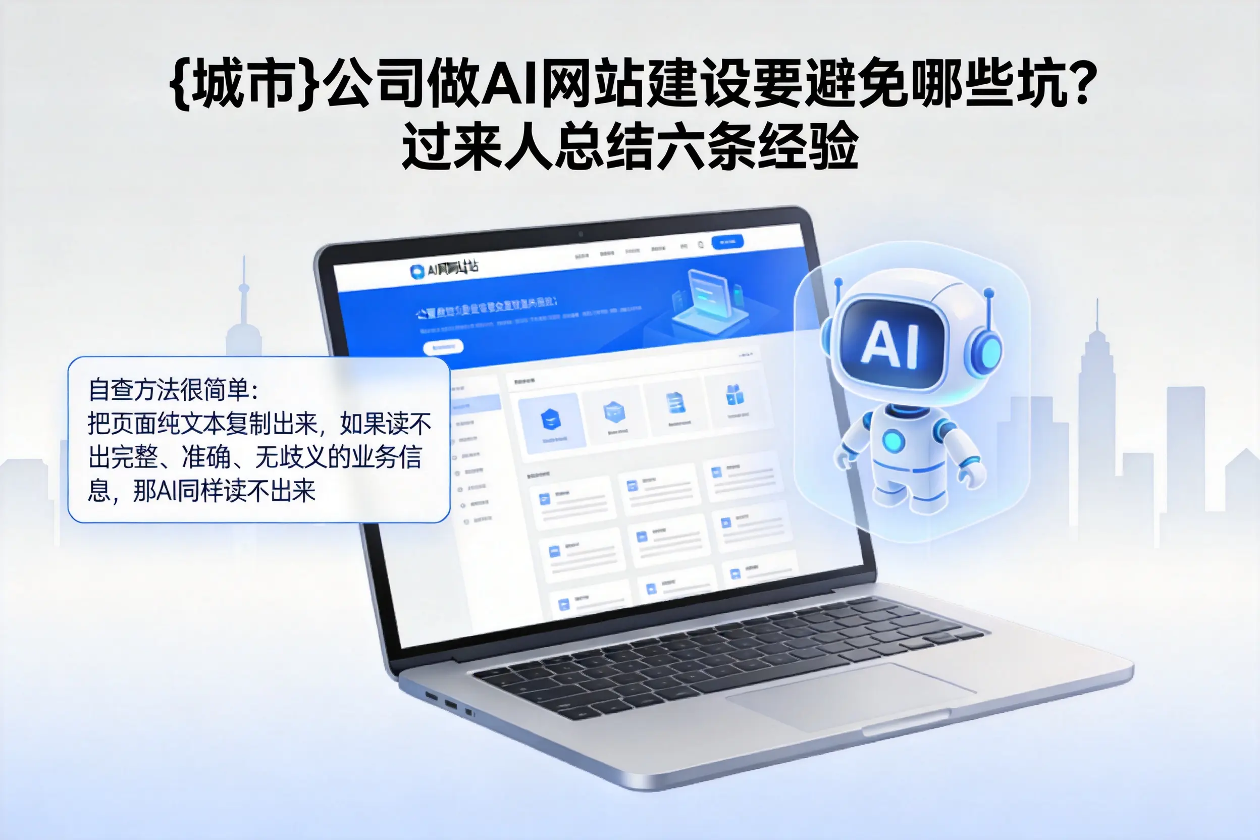 白杨公司做AI网站建设要避免哪些坑？过来人总结六条经验