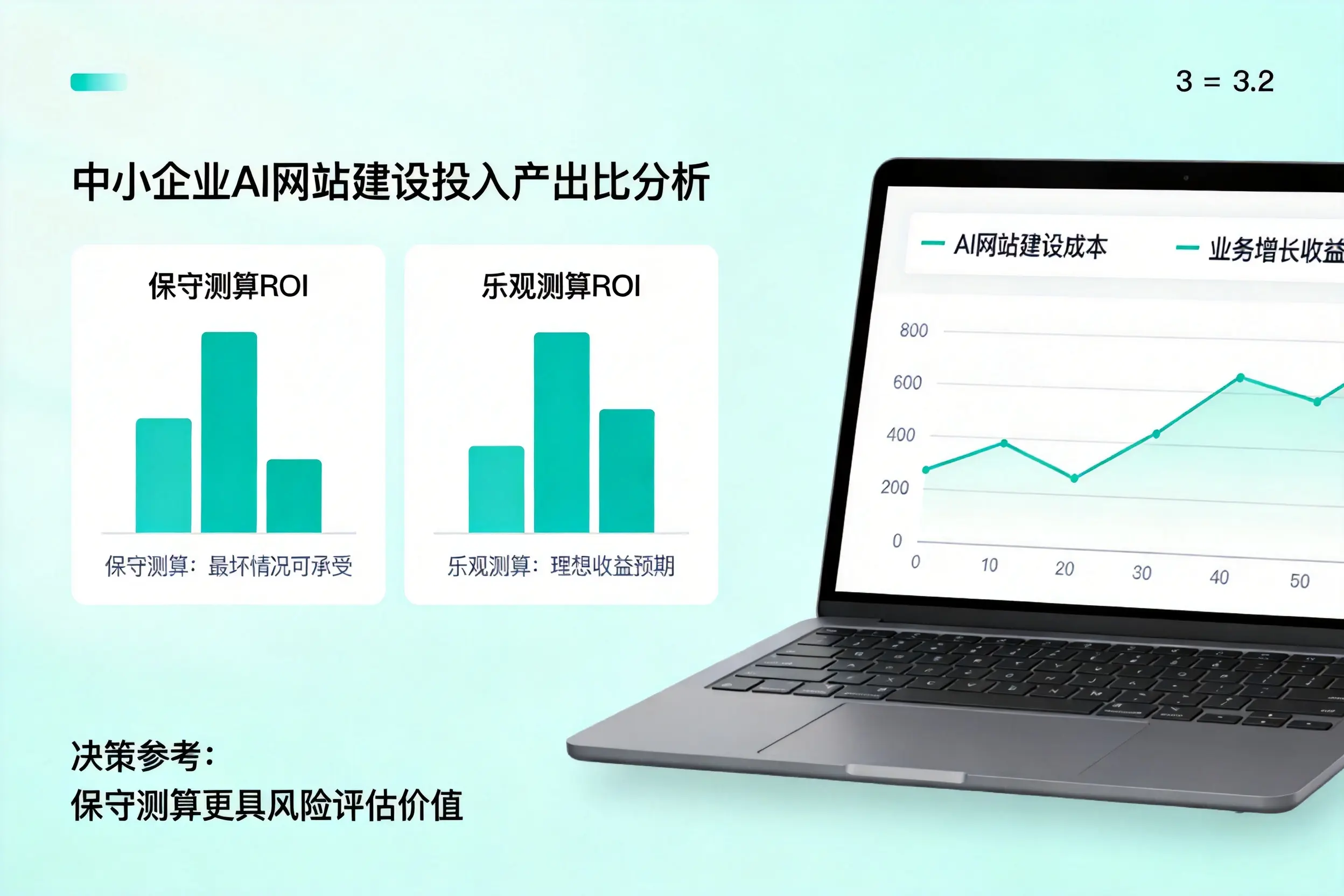 白杨中小企业AI网站建设投入产出比怎么算？先看这份分析