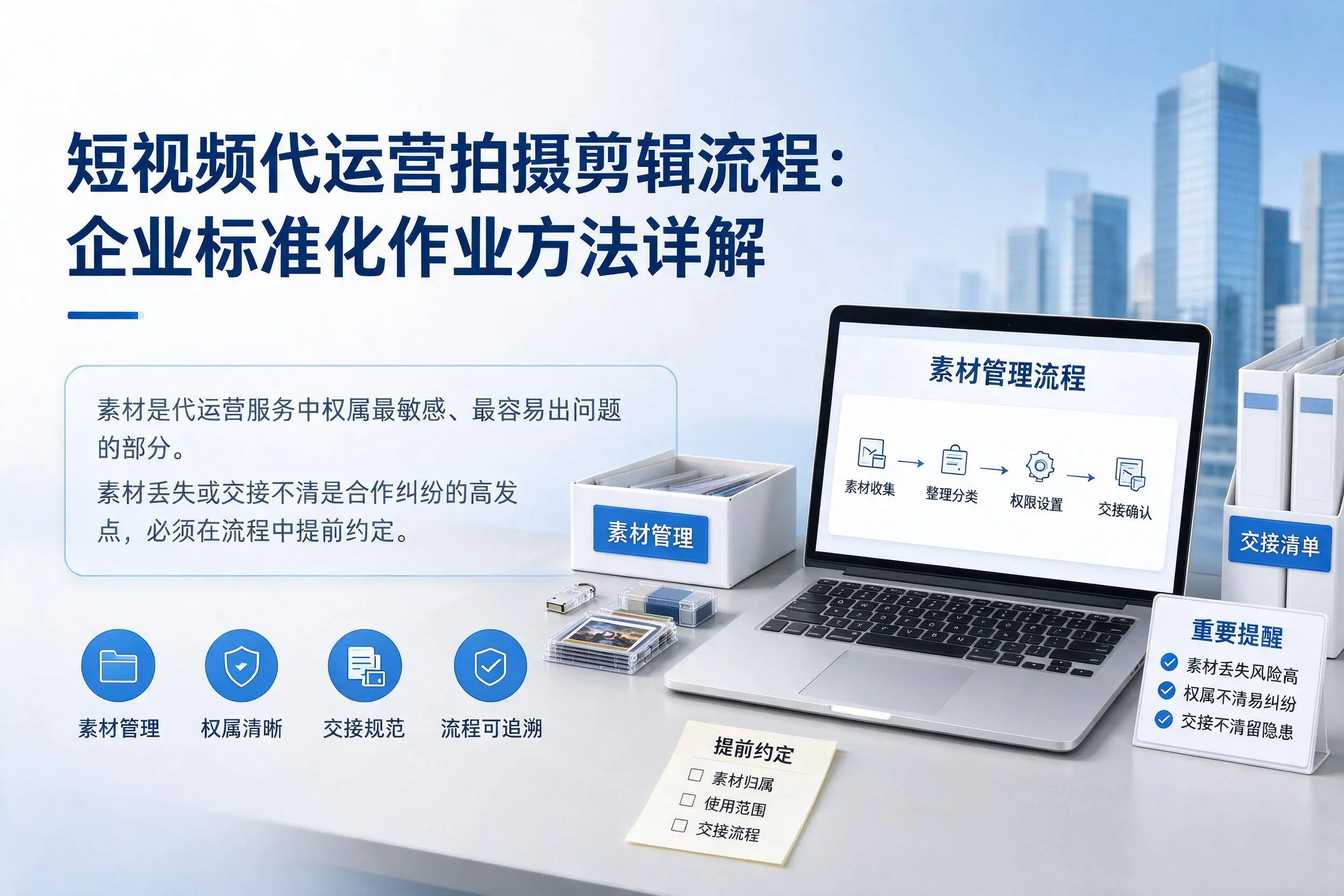短视频代运营拍摄剪辑流程:新疆企业标准化作业方法详解