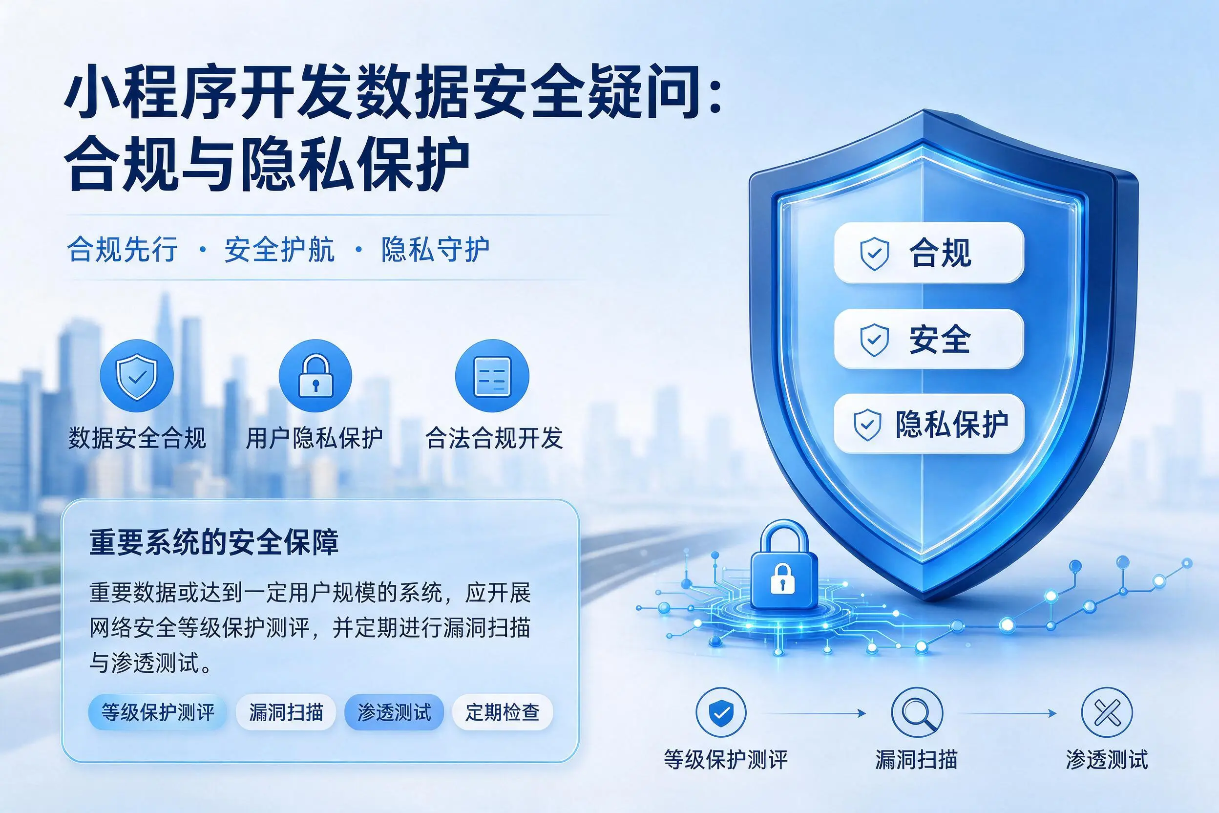 新疆小程序开发数据安全疑问：合规与隐私保护